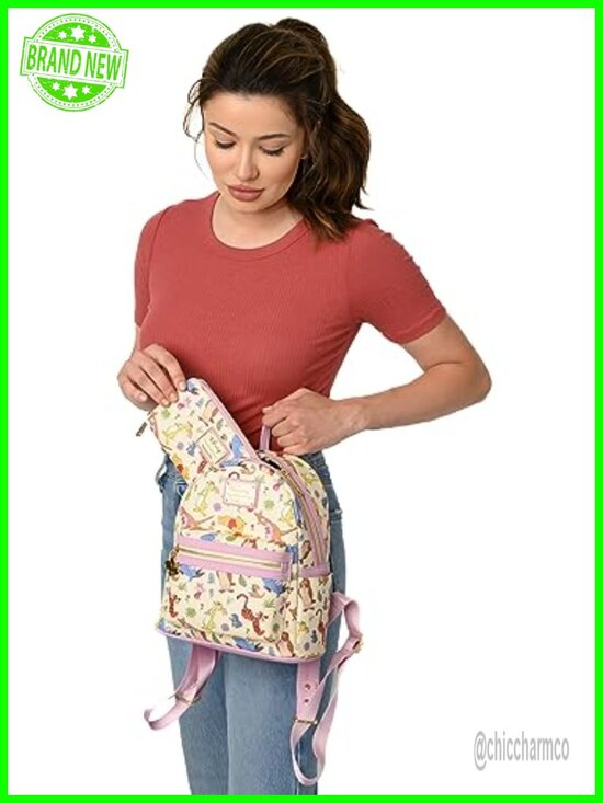 Loungefly Disney Winnie the Pooh Friends Mini Backpack Faux Leather